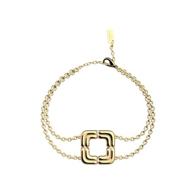 Bracelet Les Georgettes Allure en laiton finition dorée, 20 mm