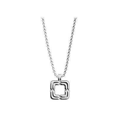 Collier Les Georgettes Allure en laiton finition argentée, 20 mm