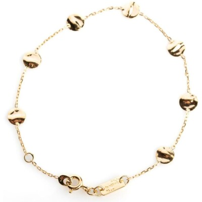 Bracelet Maison Ballet by Scarlett froissée en or jaune 18 carats