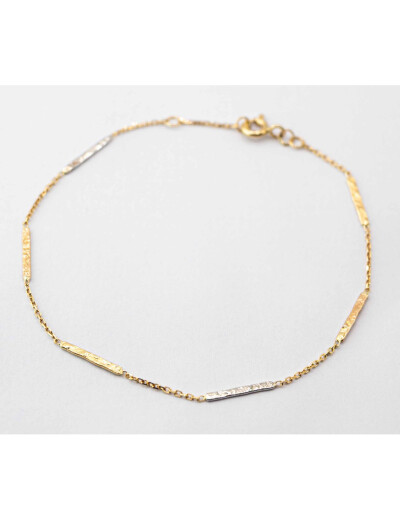 Bracelet Maison Ballet by Scarlett grunge en or jaune, or blanc et or rose 18 carats