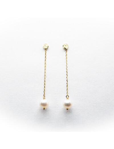 Boucles d'oreilles Maison Ballet by Scarlett en or jaune