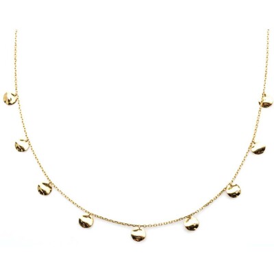 Collier Maison Ballet by Scarlett froissée en or jaune 18 carats