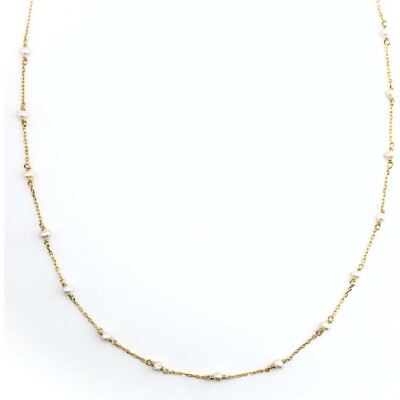 Collier Maison Ballet by Scarlett en or jaune 18 carats et perle