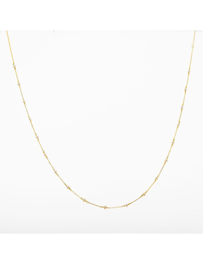Collier Maison Ballet by Scarlett en or jaune 18 carats et perle