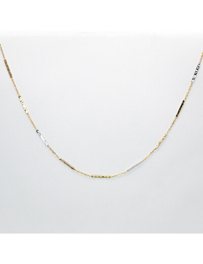 Collier Maison Ballet by Scarlett grunge en or jaune, or blanc et or rose 18 carats