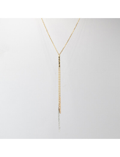 Collier Maison Ballet by Scarlett grunge en or jaune 18 carats