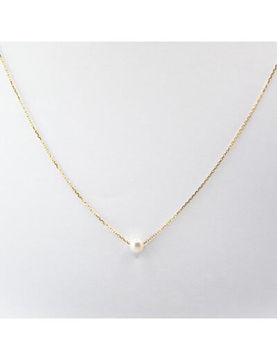 Collier Maison Ballet by Scarlett en or jaune et perle d'eau douce