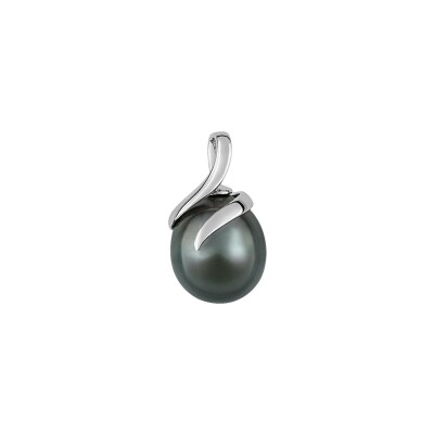 Pendentif en or blanc
