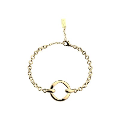 Bracelet Les Georgettes Runway en laiton finition dorée, 20 mm