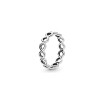 Anneau Pandora Passions infini simple en argent, taille 56