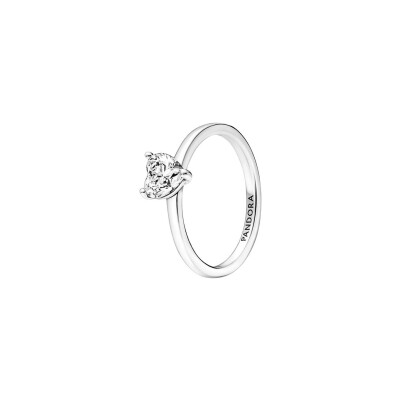 Solitaire Pandora en argent