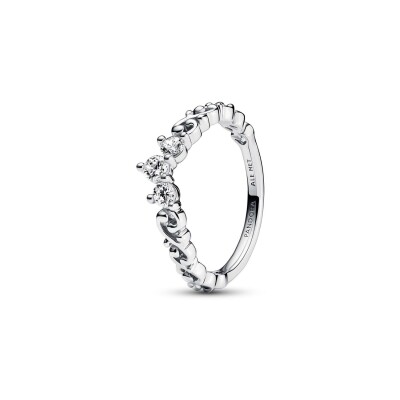 Bague Pandora Tiare Volute Royale en argent, taille 52