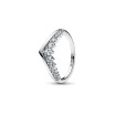 Bague Pandora Timeless Pavée Flottante Vœu Timeless en argent, taille 54