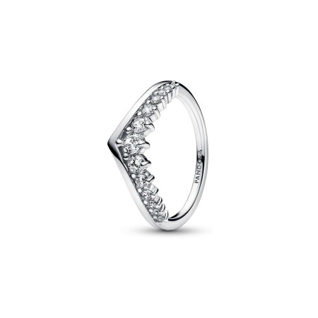 Bague Pandora Timeless Pavée Flottante Vœu Timeless en argent, taille 50