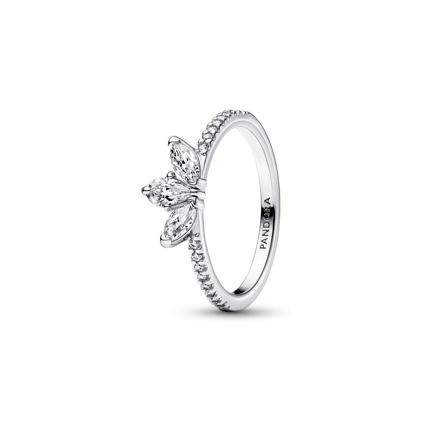 Bague Pandora Timeless Herbier Scintillant en argent, taille 56