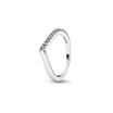 Bague Pandora Timeless Semi-scintillante Vœu en argent, taille 58