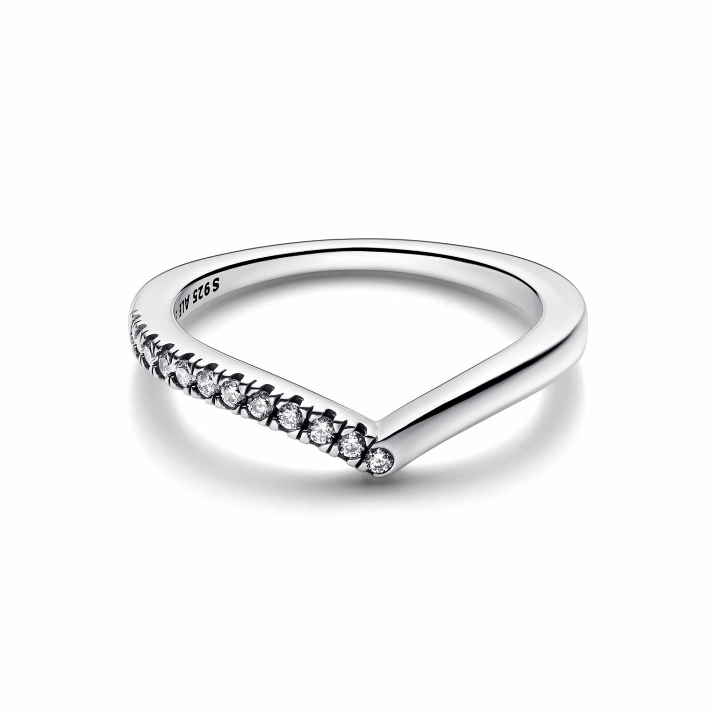 Bague Pandora Timeless Semi-scintillante Vœu en argent, taille 48