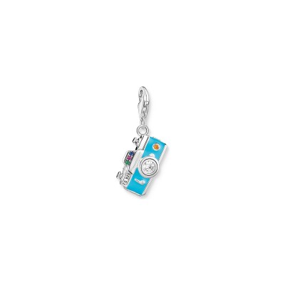 Charm Thomas Sabo Charm Club en argent, email, corindon et oxydes de zirconium