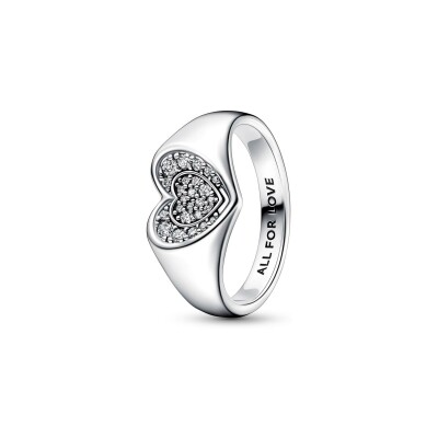 Bague Pandora en argent taille 56