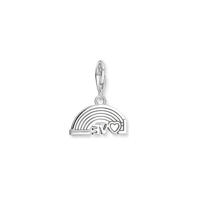 Charm Thomas Sabo Charm Club en argent, email, corindon, spinelle et oxydes de zirconium