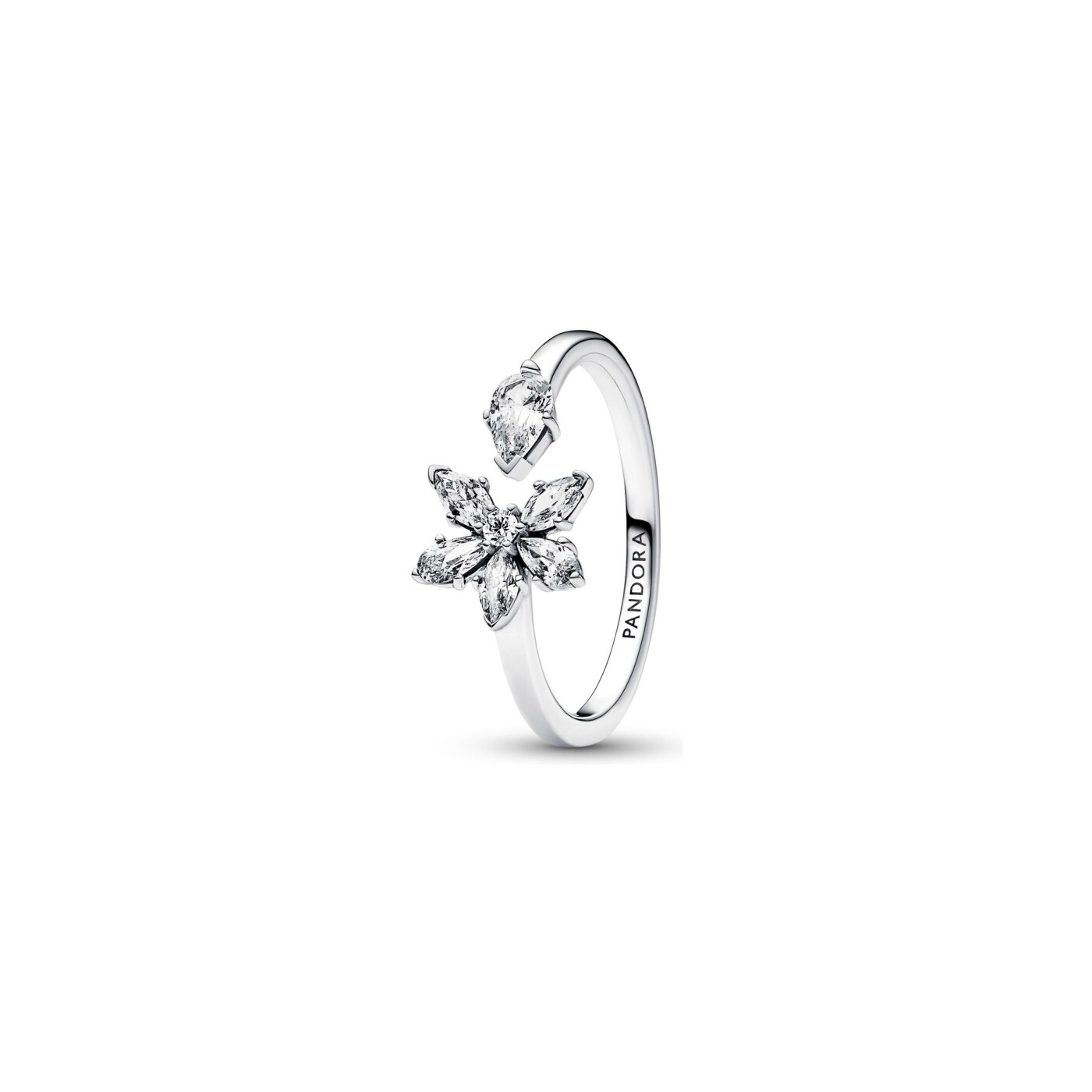 Bague Pandora herbier scintillant en argent 