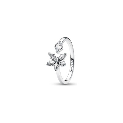 Bague Pandora herbier scintillant en argent 