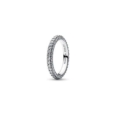 Bague Pandora Timeless rang pavée en argent 