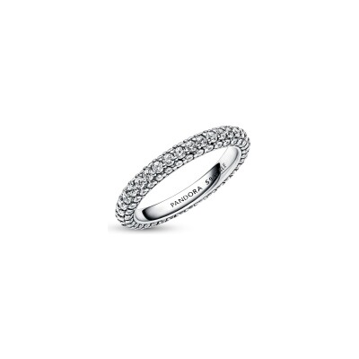 Bague Pandora Timeless rang pavée en argent 