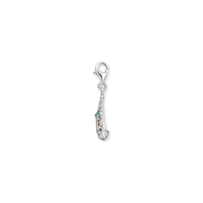 Charm Thomas Sabo Charm Club en argent, email, corindon et oxydes de zirconium