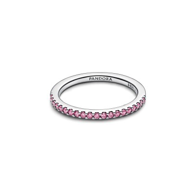 Bague Pandora Timeless en argent et oxyde de zirconium, taille 52