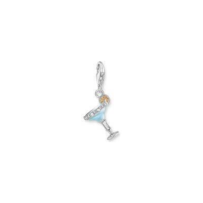 Charm Thomas Sabo Charm Club en argent, email et oxydes de zirconium