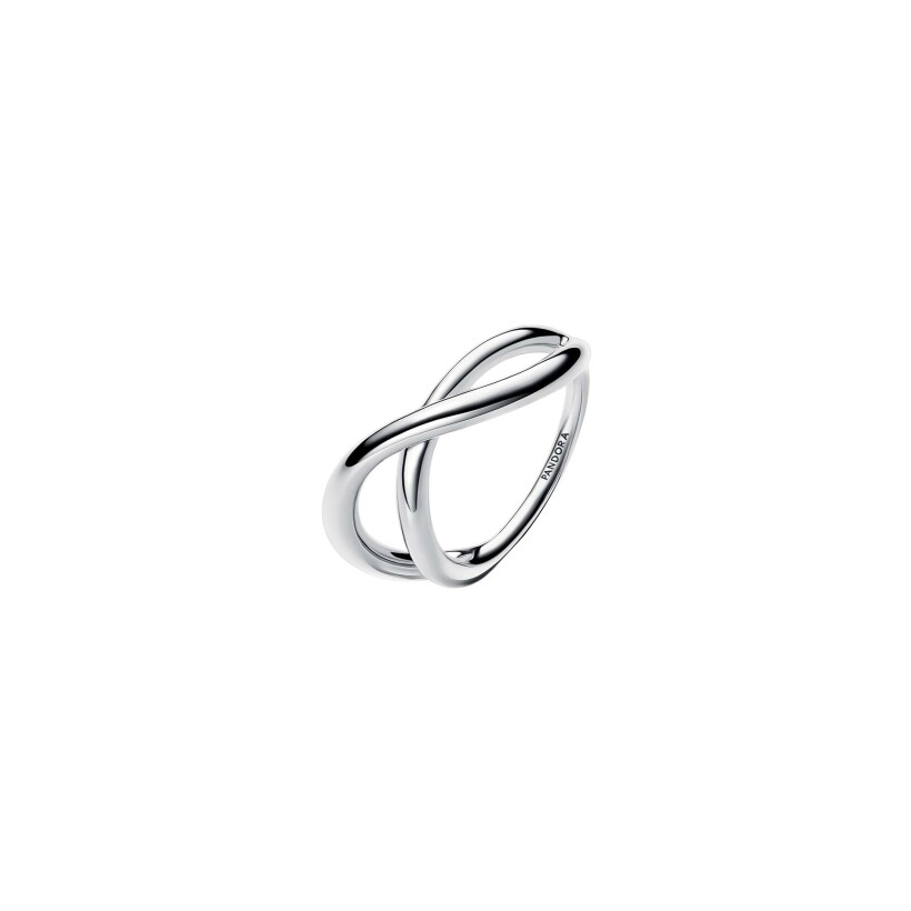 Bague Pandora Symbole De L'infini Organique en argent, taille 54