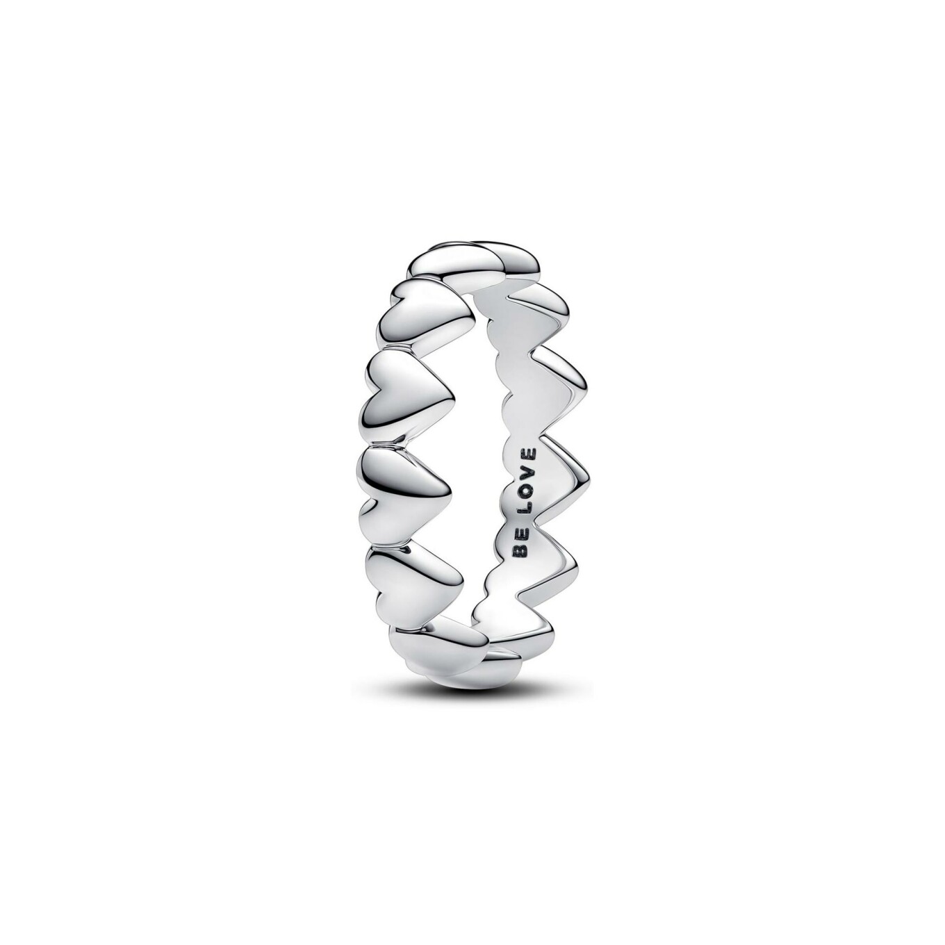 Bague Pandora Moments Farandole de Cœurs en argent, taille 54