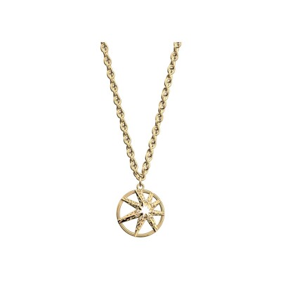 Collier Les Georgettes Flash en laiton finition dorée, 20 mm
