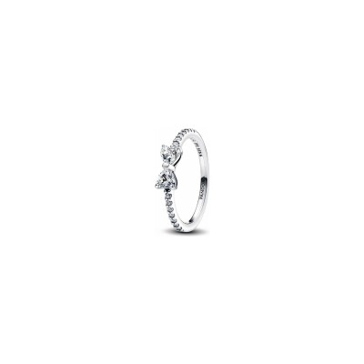 Bague Pandora Nœud Scintillant en argent, taille 54