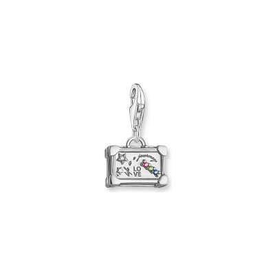 Charm Thomas Sabo Charm Club en argent, corindon, spinelle et oxydes de zirconium