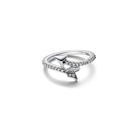 Bague Pandora Moments flèche scintillante en argent taille 56