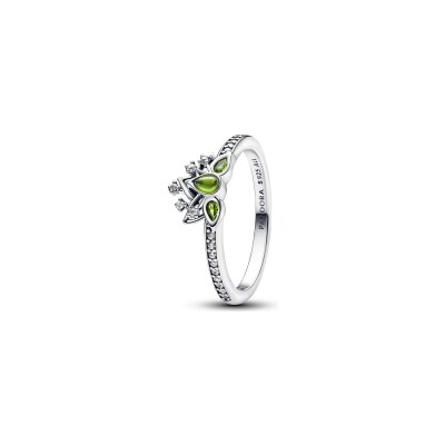 Bague Pandora Disney X Pandora Diadème Princesse Tiana en argent, taille 58