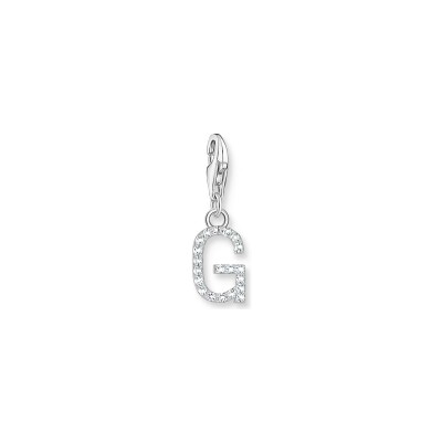 Pendentif Thomas Sabo Charm Club en argent et oxyde de zirconium