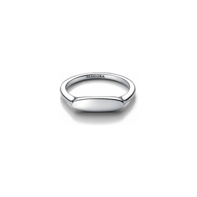 Bague Pandora Barre Gravable en argent, taille 52