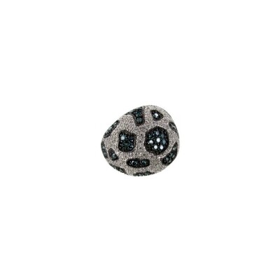 Bague Léopard en or blanc et diamant
