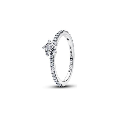 Bague Pandora Timeless Pavé et Étoile Scintillante en argent et oxyde de zirconium, taille 52