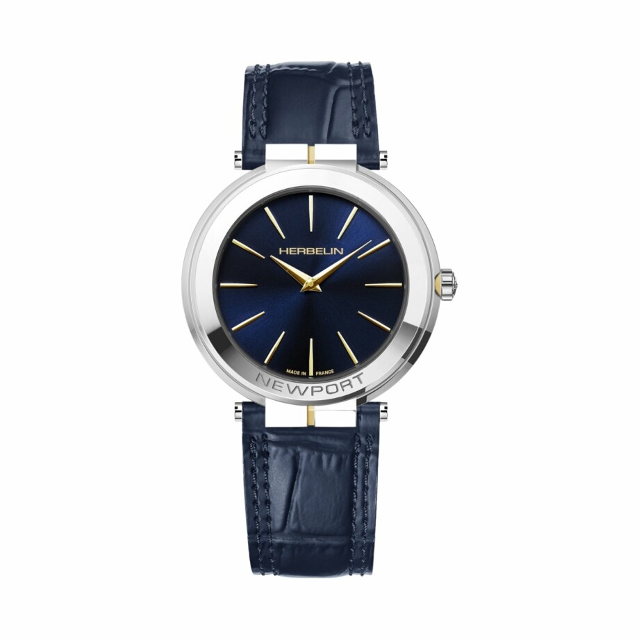 Michel Herbelin Newport Slim 19522/T15BL watch