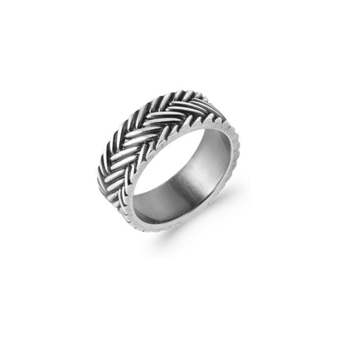 Bague en argent rhodié