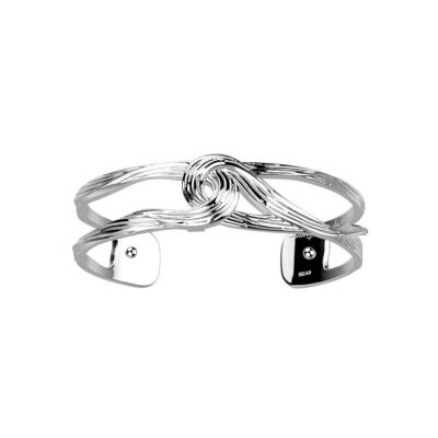 Bracelet manchette Harry Potter X Les Georgettes Présage en laiton finition argentée, 14 mm