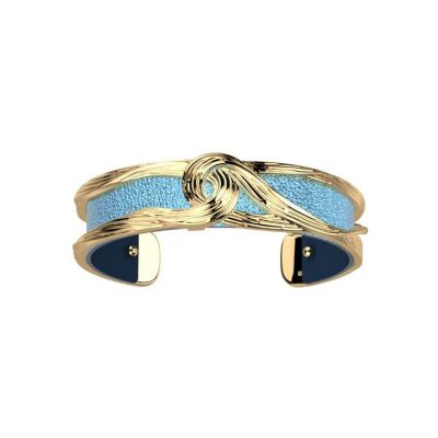 Bracelet manchette Harry Potter X Les Georgettes Présage en laiton finition dorée, 14 mm
