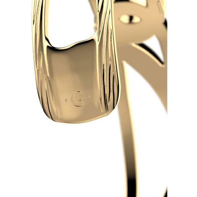 Bracelet manchette Harry Potter X Les Georgettes Présage en laiton finition dorée, 14 mm