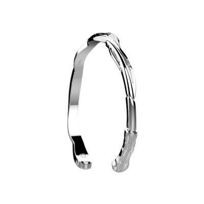 Bracelet jonc Harry Potter X Les Georgettes Présage en laiton finition argentée