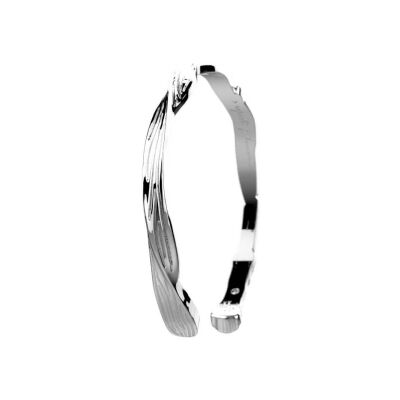 Bracelet jonc Harry Potter X Les Georgettes Présage en laiton finition argentée