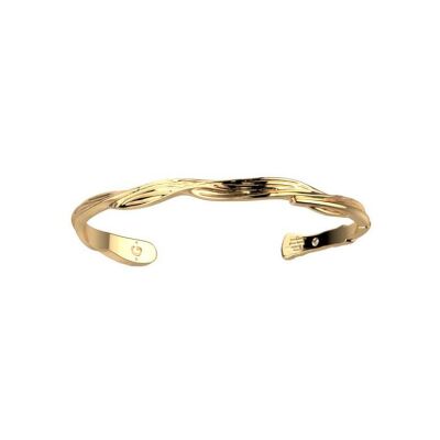 Bracelet jonc Harry Potter X Les Georgettes Présage en laiton finition dorée